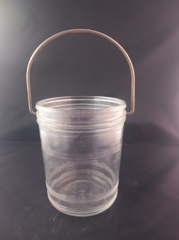 Seau à glaçons en verre