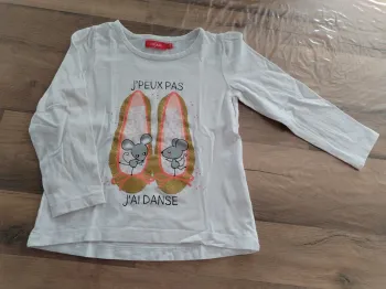 T-shirt fille 4 ans Tissaia neuf