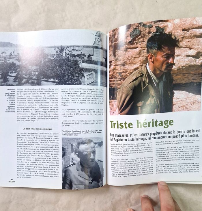 Lot de 2 livres  , la Guerre d'Algérie  , trésor du patrimoine  , 54 - 62 - photo numéro 3