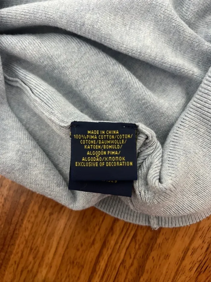 Pull col V Ralph Lauren taille XL - photo numéro 6
