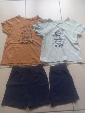Lot de 2 pyjamas 2 pièces