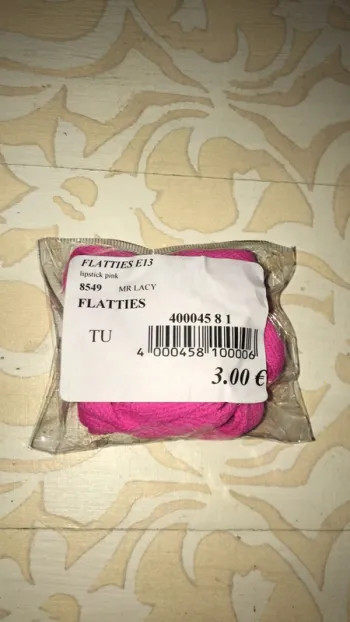 Lacets rose