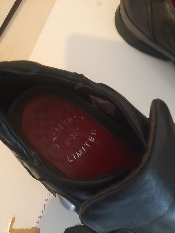 Chaussure baskets  noire homme ,Marque Dotticoli. T41. - photo numéro 3