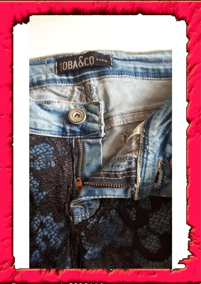 Mini short a dentelles taille M/38 - photo numéro 4
