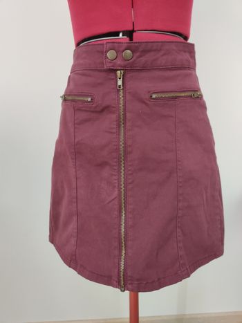 Robe trapèze bordeaux ca