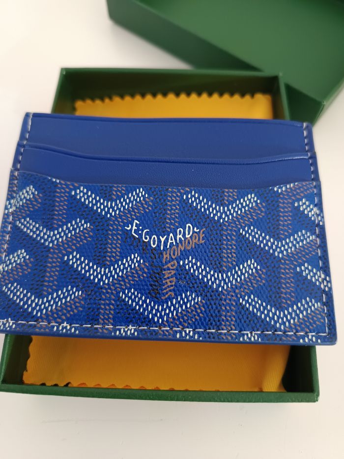 Porte carte goyard bleu roi - photo numéro 3