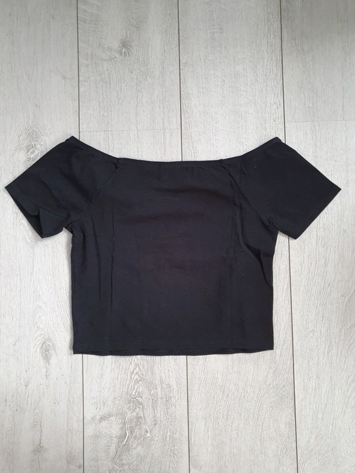 Crop Top Noir - photo numéro 2
