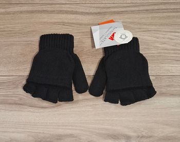 Gants Mixte sans doigts thermique écran tactile antidérapant polaire