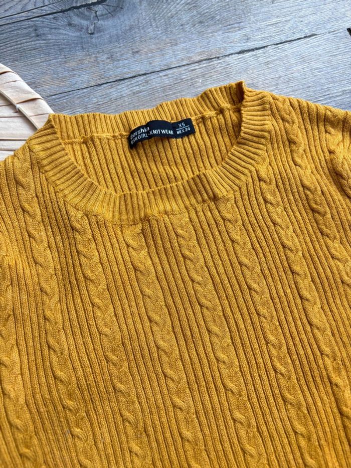 Pull chaussette moutarde - photo numéro 2