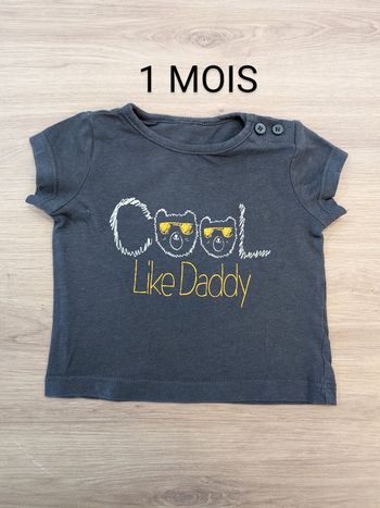 T-shirt Kiabi - Taille : 1 mois