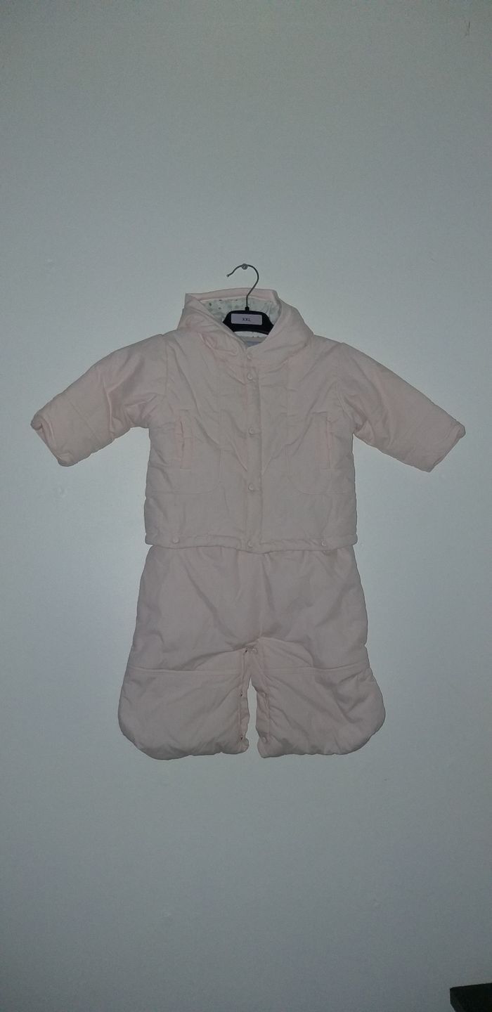 Manteau / combinaison à capuche 2 pièces - photo numéro 2