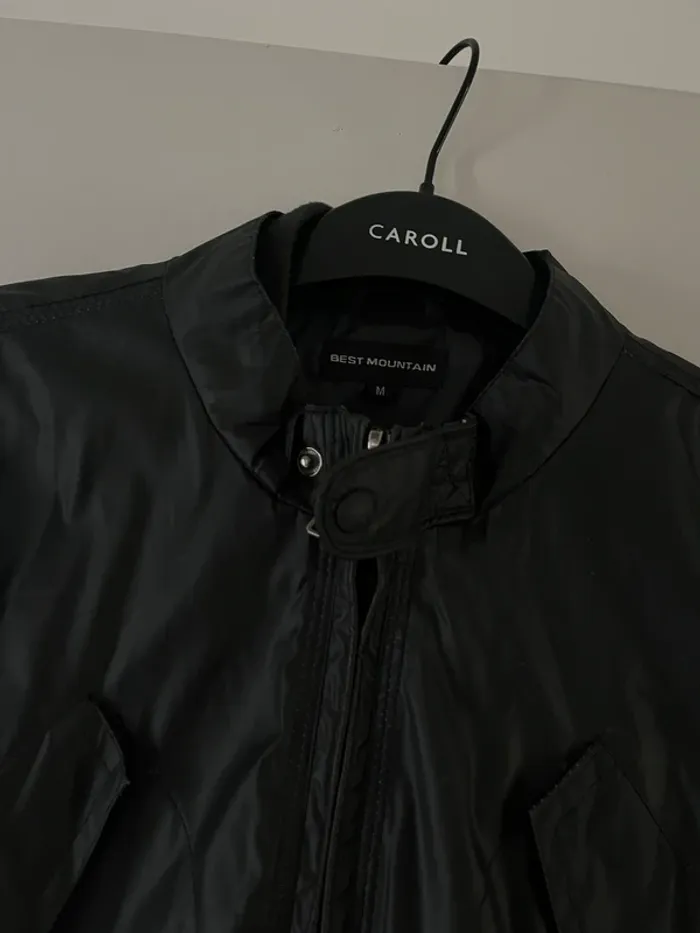 Veste manteau noire zippee homme taille M Best Mountain - photo numéro 2