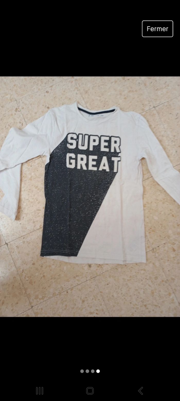 Lot t-shirts manches longues - photo numéro 4