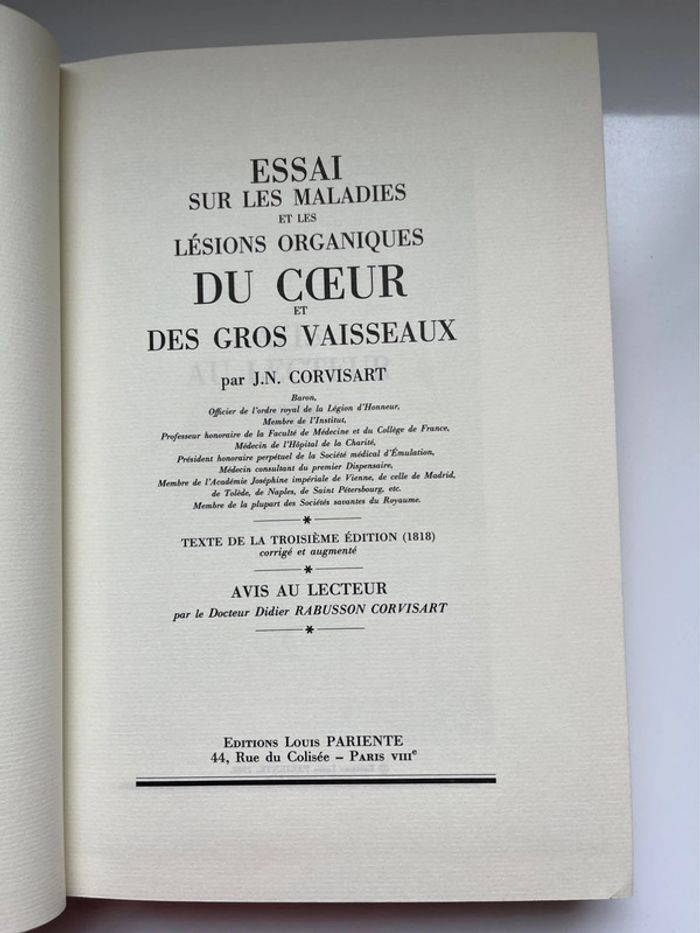 Livre d’essai de J.N Corvisart - photo numéro 7
