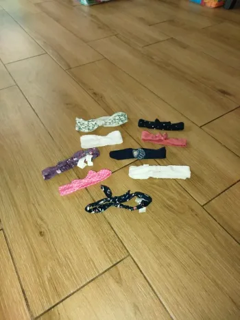 Lot bandeaux cheveux bébé fille