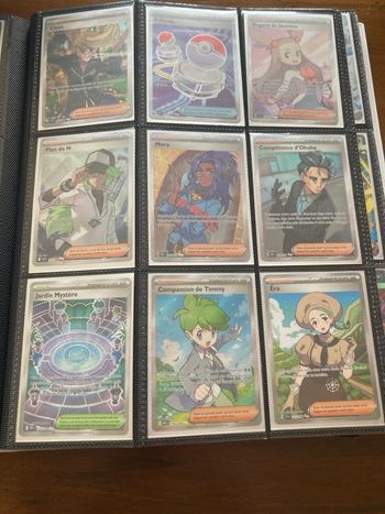 Lot de 9 cartes Pokémon en français 