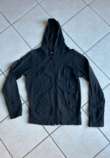 Sweat gilet à capuche