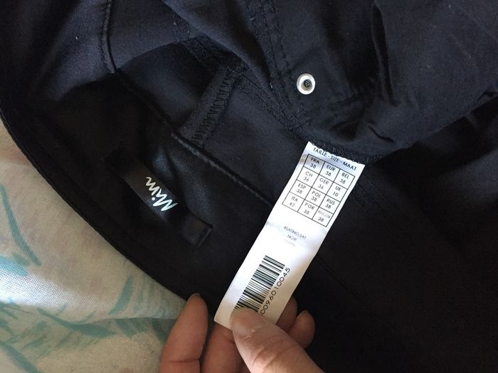 Pantalon noir Mim Taille 38 neuf - photo numéro 3