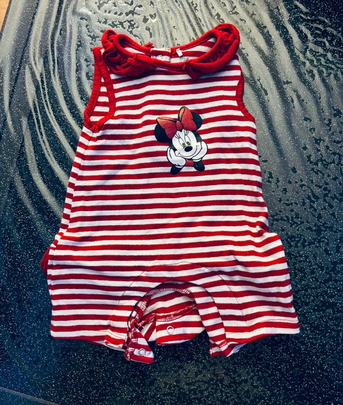 Combi short Minnie / Taille 1 mois - photo numéro 2