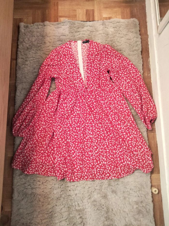 Robe rouge et blanche shein taille S