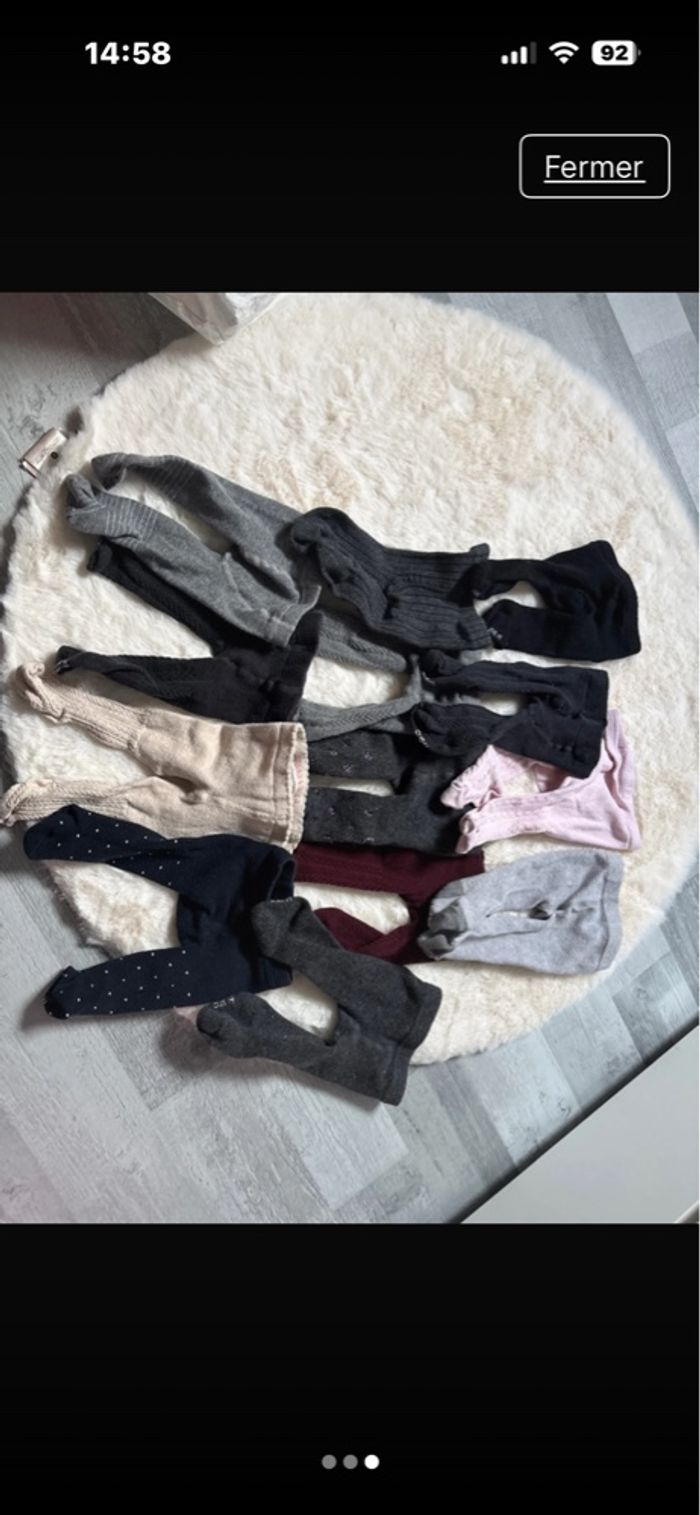 Lot de robe bébé fille