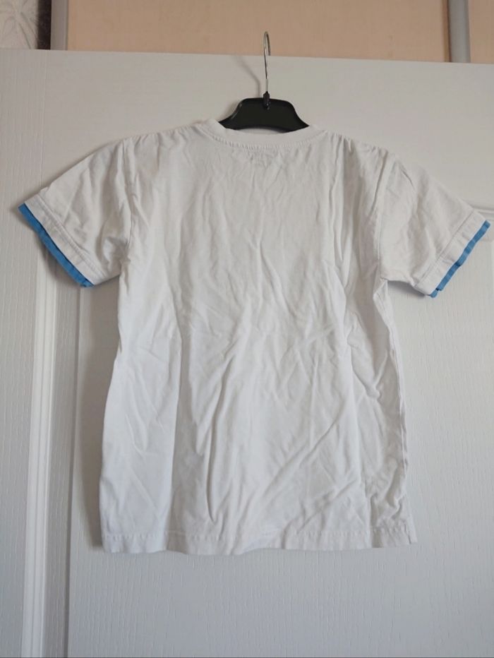 T-shirt mc blanc skateboard In Extenso 8 ans garçon - photo numéro 2