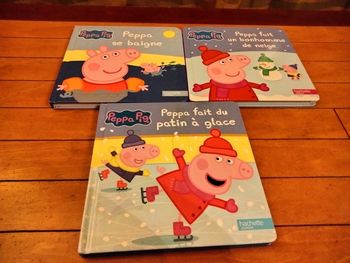 Lot de 3 livres cartonnés Peppa pig hachette jeunesse
