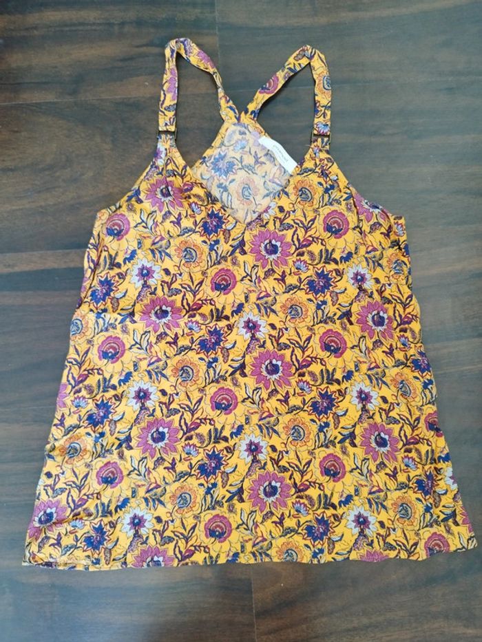 Très joli top imprimé Promod taille 38 comme neuf