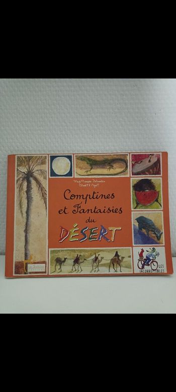 Livre " comptines et fantaisies du désert "