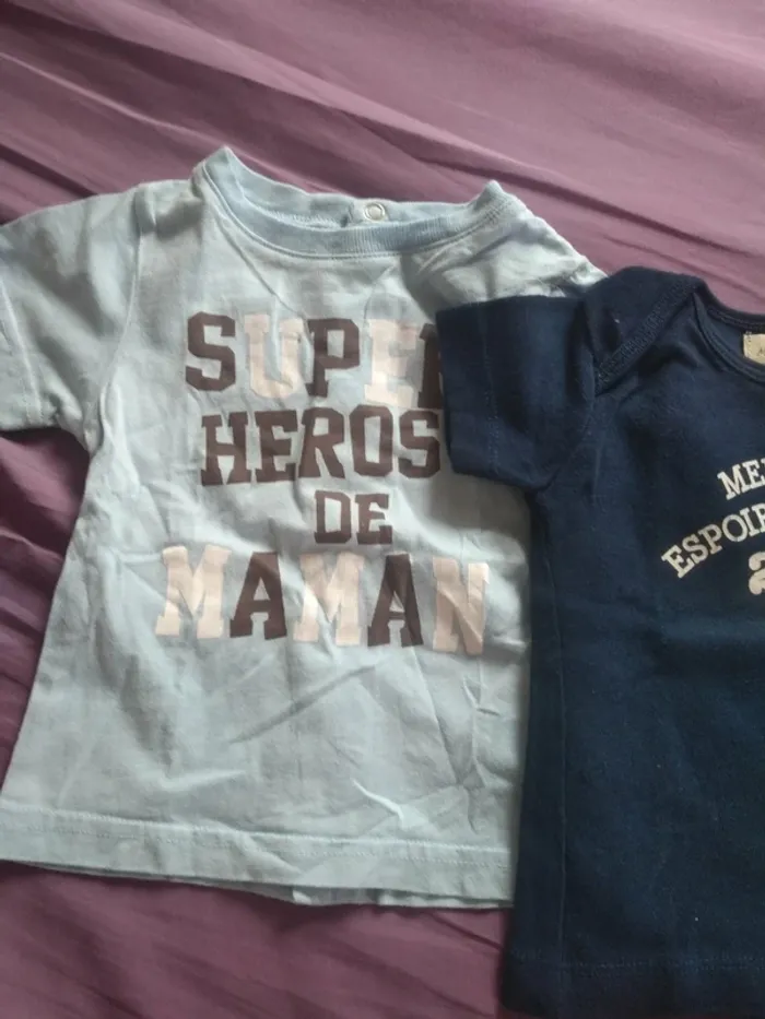 Lot de 4 Tee Shirt Garçons 6 Mois - photo numéro 5