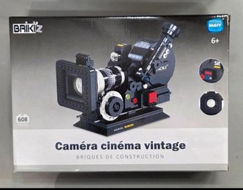 Construction caméra cinéma vintage type légo 