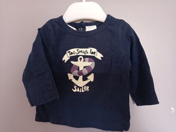 T-shirt manche longue 1 mois
