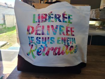 sac libérée délivrée je suis enfin retraitée
