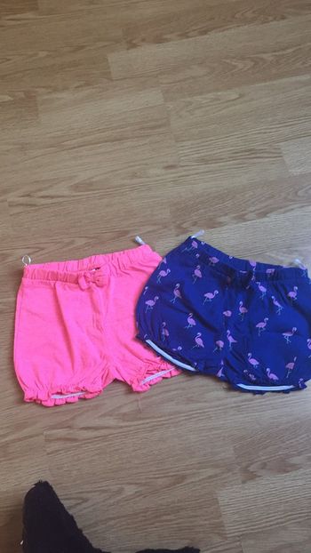 Lot 2 shorts 18 mois