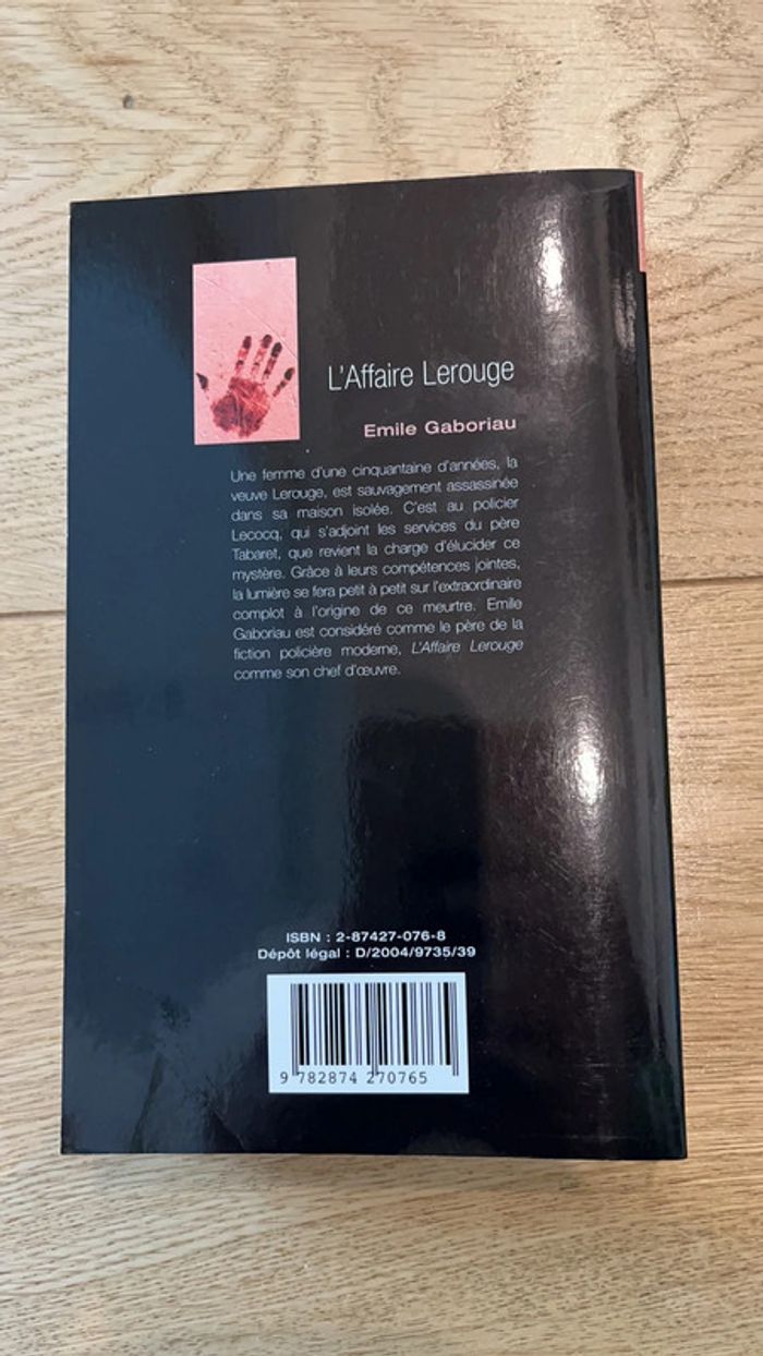 Livre Émile Gaboriau - photo numéro 2