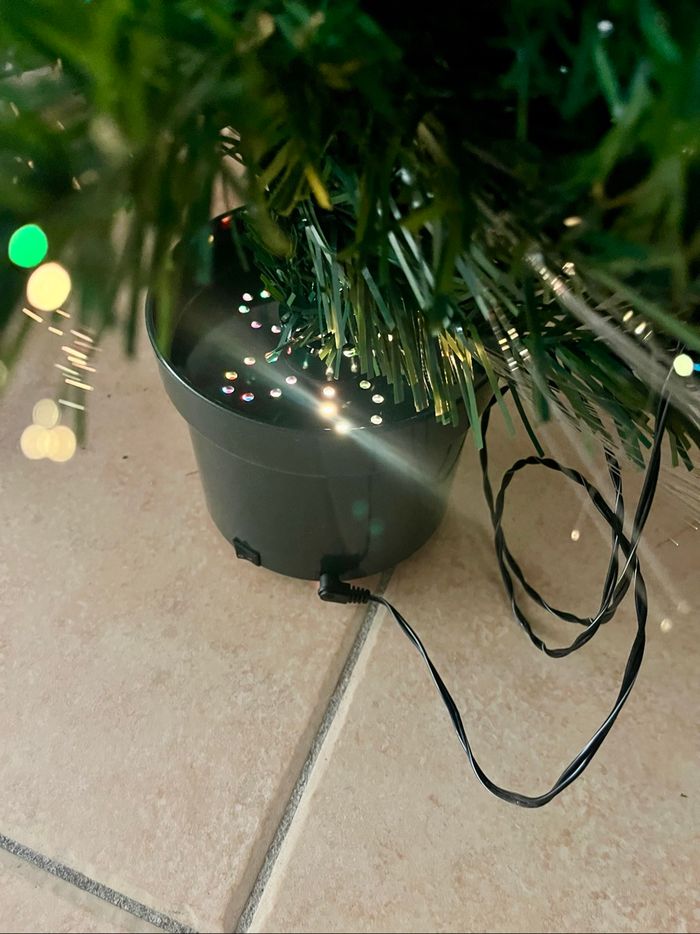 Sapin de Noël fibre optique - photo numéro 4