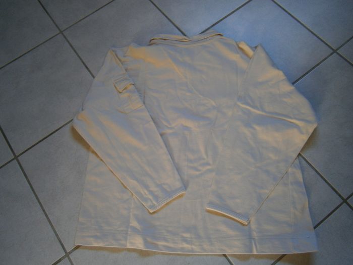 Tee-shirt ML écru MUSTANG Taille 38 - photo numéro 5