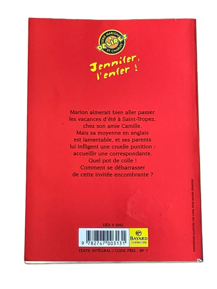 Livre Delires Jennifer, l’enfer ! N•226 Bayard - photo numéro 2