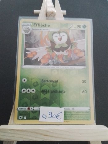 Carte Pokémon Efflèche Reverse 20/189