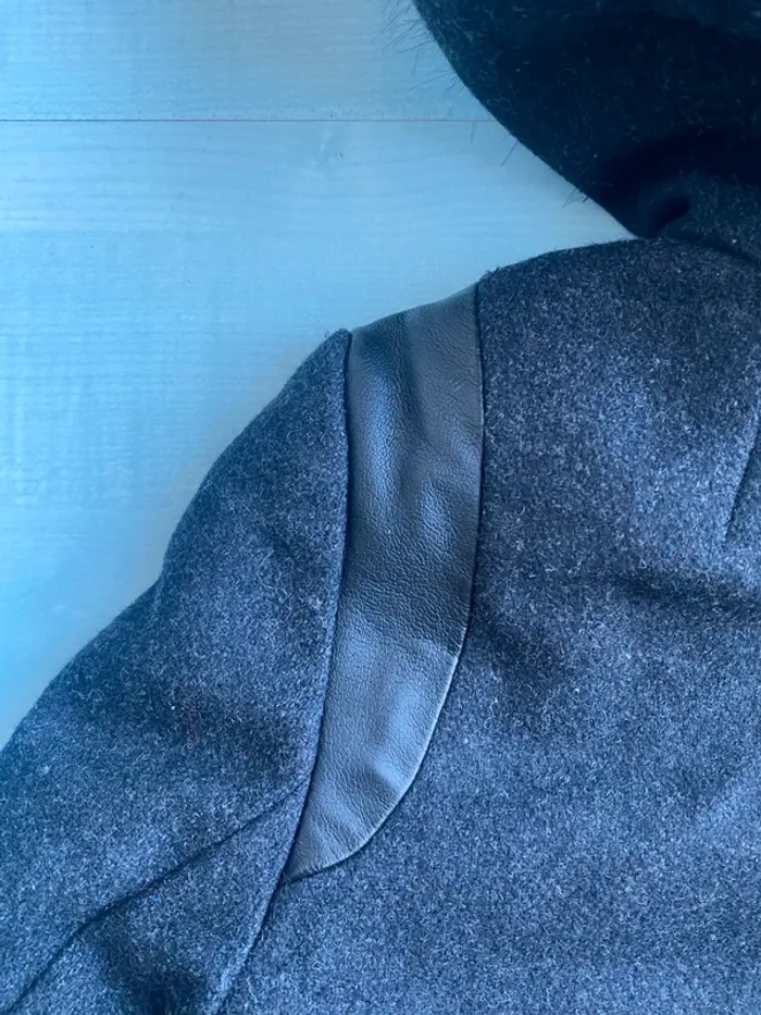 Manteau duffle-coat gris anthracite fille marese 4 ans - photo numéro 12