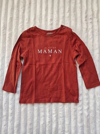 Tee-shirt manches longues Kiabi 2 ans