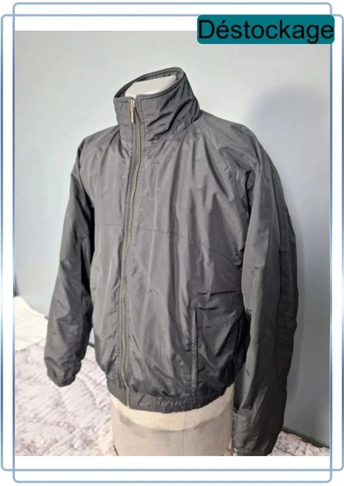 Blouson vintage umbro homme / taille L - noir brodé (245) - photo numéro 4