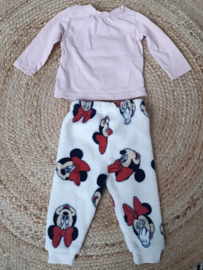 Pyjama 2 pièces Minnie Disney 74 cm - photo numéro 5