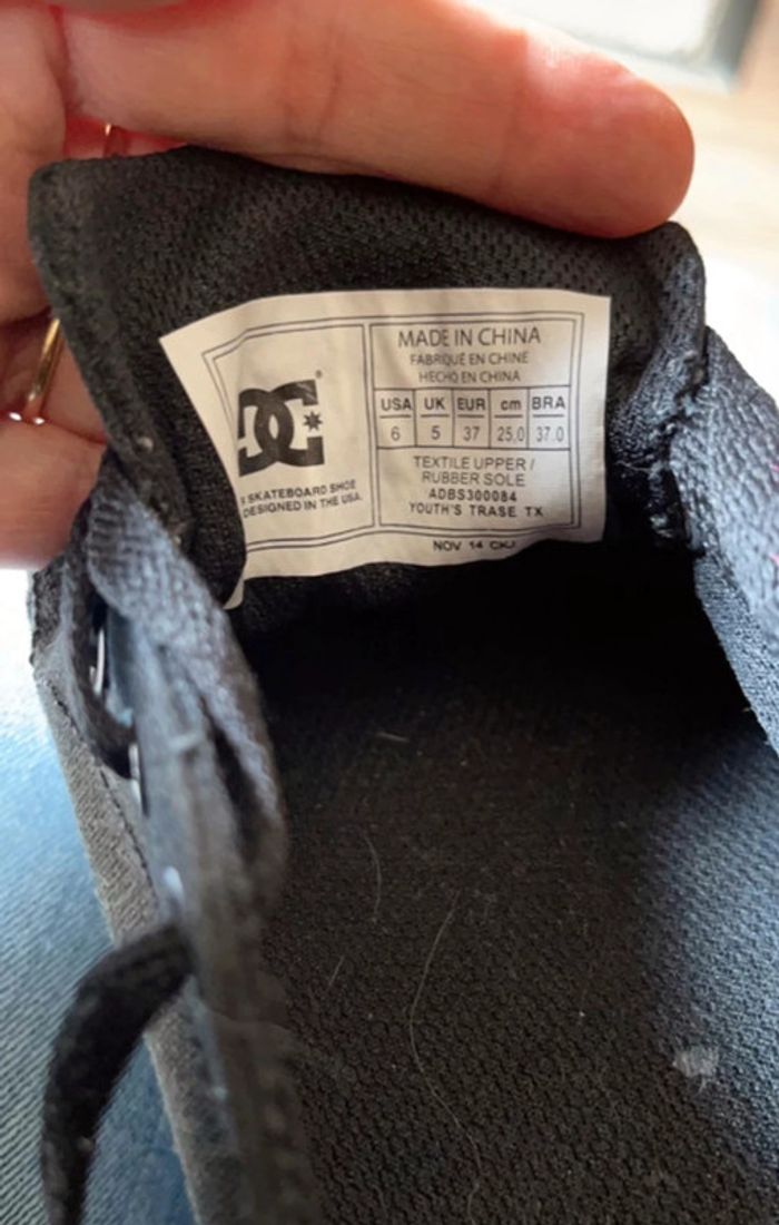 Baskets toile DC T37 - photo numéro 5