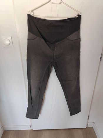 Jegging grossesse gris