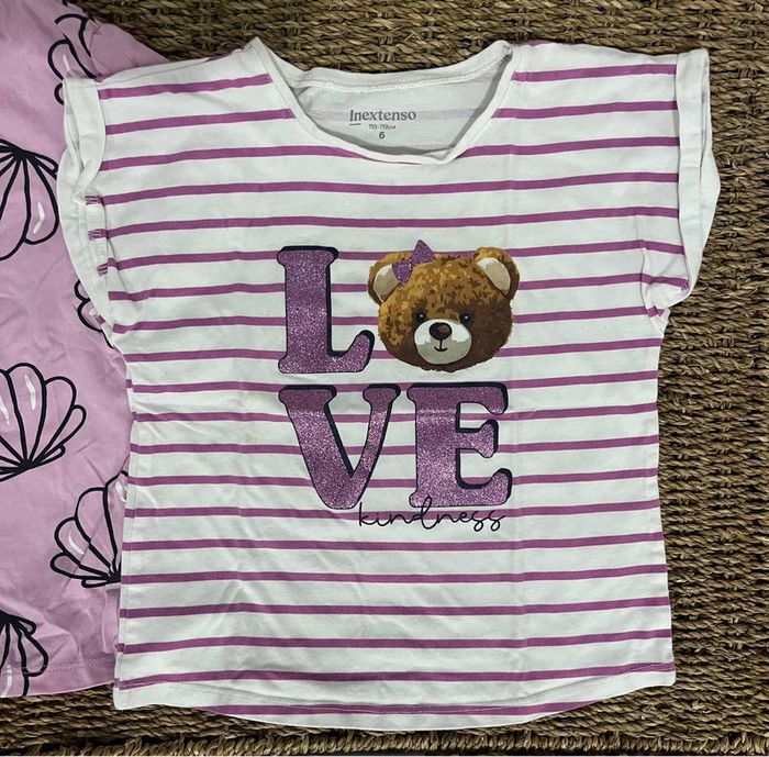 2 hauts fille Coquillages & petit ours - photo numéro 3