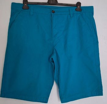 Burmuda 100 % coton turquoise
