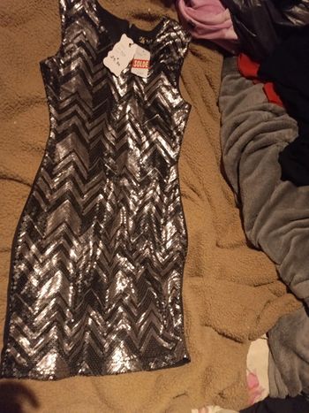Robe avec sequins