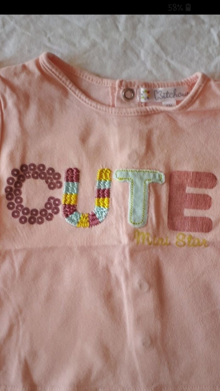 T-shirt manches à volants - photo numéro 3