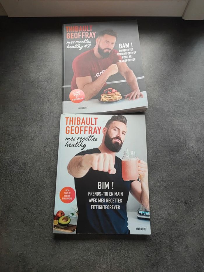 Livres cuisine Thibaut Geoffray